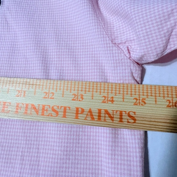 Disneyland Resort Pink White Gingham Eeyore Long Sleeve Button Sleep Shirt. XL - Picture 14 of 15